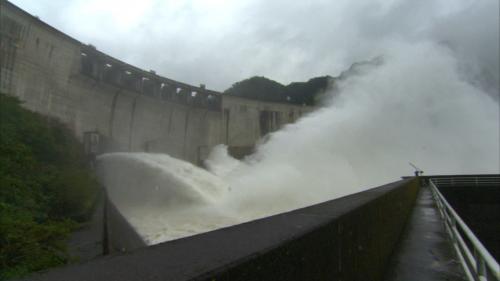 翡翠電廠水源翡翠水庫洩洪