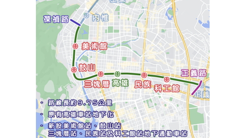 高雄市區鐵路地下化計畫-高雄市區計畫(2006~2018)