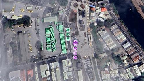 鐵路地下化計畫-高雄市區計畫復設車站-鼓山站位置圖