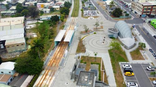 鐵路地下化計畫-高雄市區計畫復設車站-鼓山站空拍
