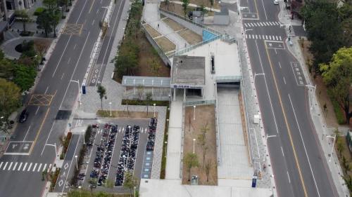 高雄市區鐵路地下化計畫-延伸左營計畫復設車站-內惟站空拍