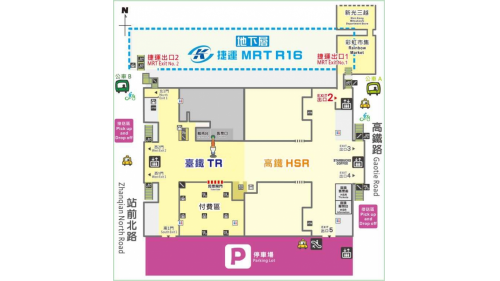 高雄市區鐵路地下化計畫-延伸左營計畫新設車站-新左營站樓層