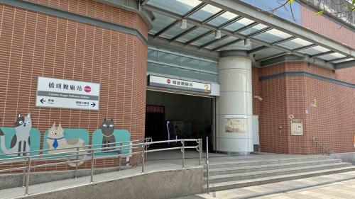 高雄捷運紅線沿線車站介紹-橋頭糖廠站(R22A)出入口