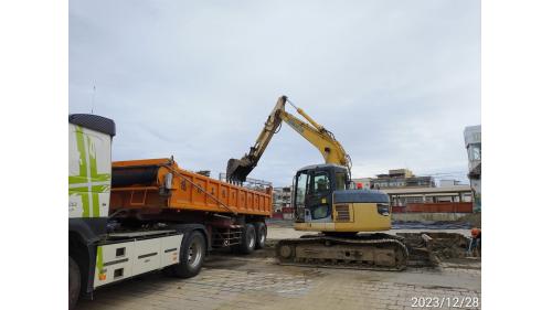 高雄捷運-興建中路網岡山路竹延伸線-第一階段施工照片