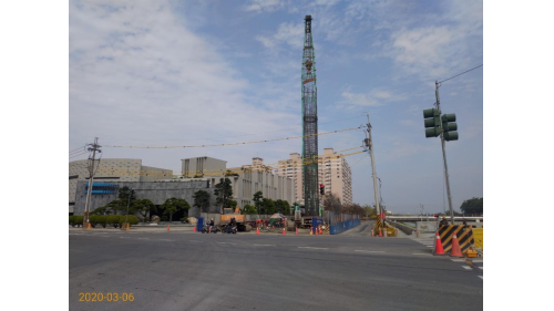 高雄捷運-興建中路網岡山路竹延伸線-第一階段施工照片