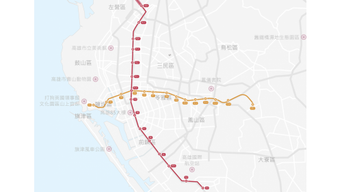 高雄捷運橘線全貌