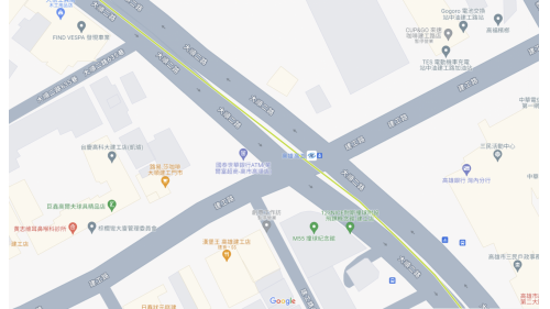 高雄環狀輕軌沿線車站介紹-高雄高工站(C28)位置