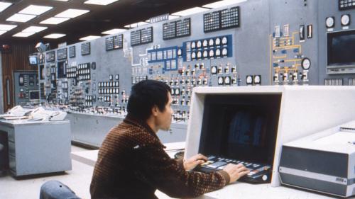 林口電廠機組控制室