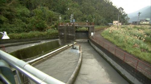 圓山電廠沉沙池入口