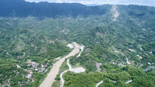 烏山頭水庫西口天井漩渦鳥瞰