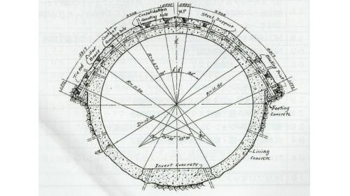 導水隧道斷面設計圖