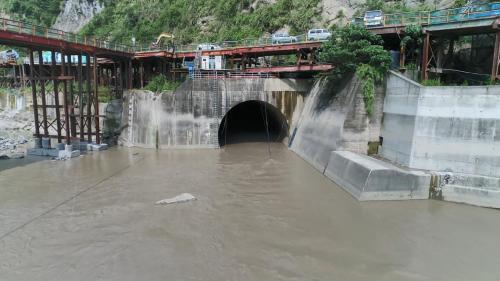 曾文水庫電廠出口