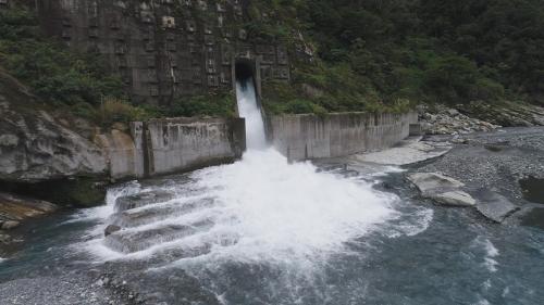 和平溪流域碧海電廠尾水出口