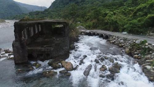 清流電廠尾水出口及清水第二發電所遺跡