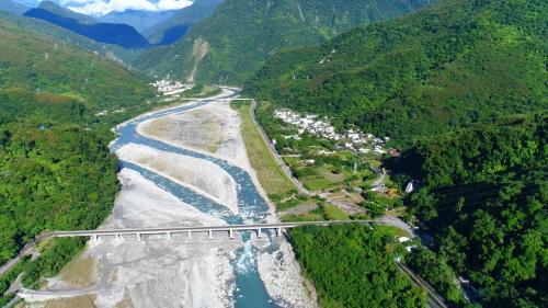 木瓜溪流域榕樹電廠附近遠眺