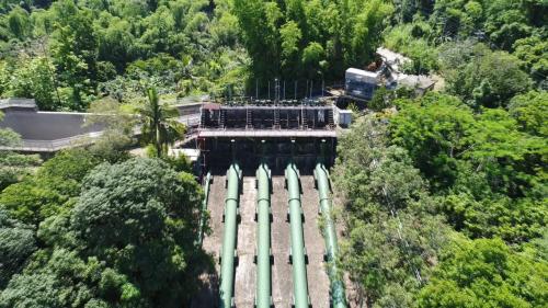 高屏溪流域竹門電廠壓力鋼管