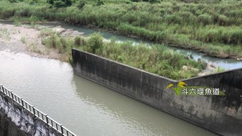 斗六大圳斗六堰魚道俯瞰