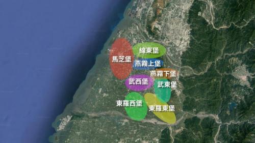 八保圳因灌溉八保得名，有東羅東堡、東羅西堡、武東堡、武西堡、燕霧上堡、燕霧下堡、線東堡、馬芝堡。