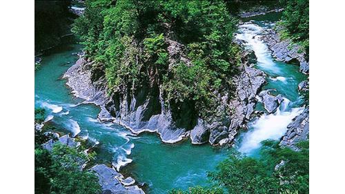 大甲溪上游 回流彎