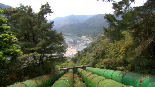 大甲溪流域天輪電廠壓力鋼管