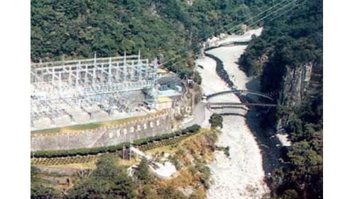 原谷關電廠開關場（大甲溪右岸）