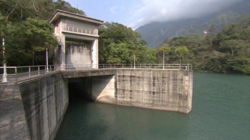 大甲溪流域谷關電廠尾水出口