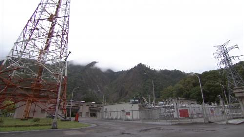 大甲溪流域谷關電廠新開關場