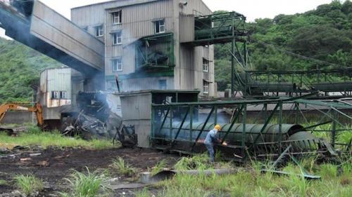 深澳電廠拆除煤場設備舊照