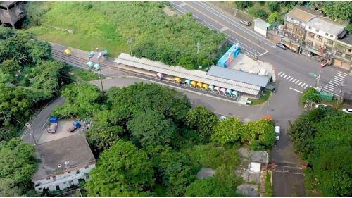 原八斗子與深澳間軌道改裝成的鐵道自行車車站