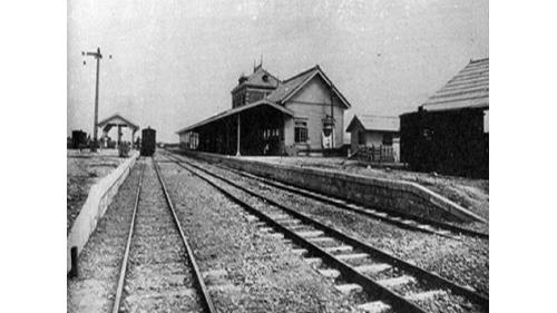 鐵路淡水支線1901年台北車站