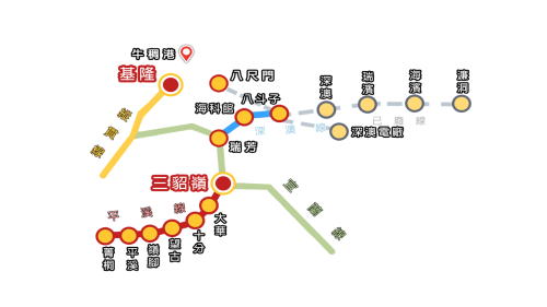 平溪鐵路支線全貌