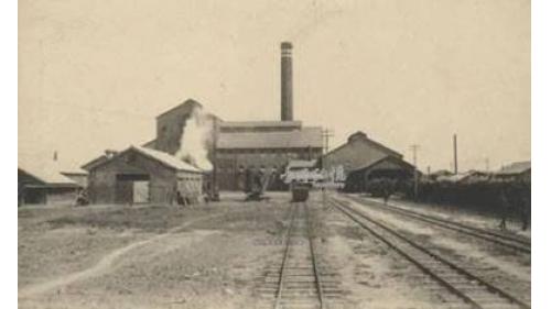 1921年租用臺南製糖會社天送埤至歪仔歪段鐡道，運送木材。