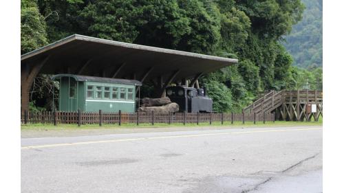 太平山林鐵土場車站展示之中華號運材火車