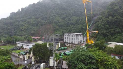 太平山林鐵清水車站後方的圓山電廠