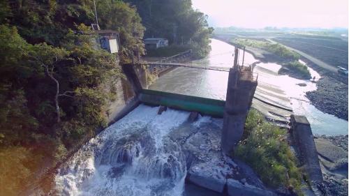 圓山電廠發電尾水，經清水溪河床下的引水隧道，跟清水溪匯合後進入天埤電廠進水口