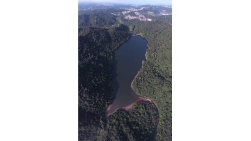 公共給水基隆地區西勢水庫空拍圖