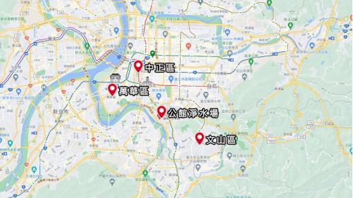 公館淨水場每日原水處理能力為520,000噸，設計出水量為480,000噸，主要提供萬華、中正、文山及部分新店地區使用。