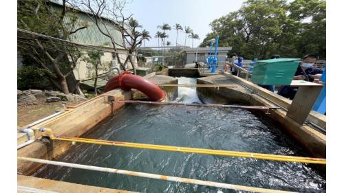 分水井、水躍池