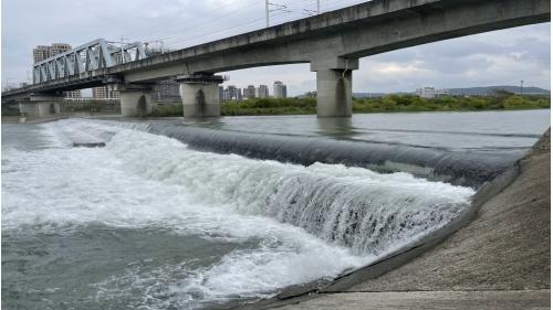 新竹第二淨水場水源頭前溪隆恩堰