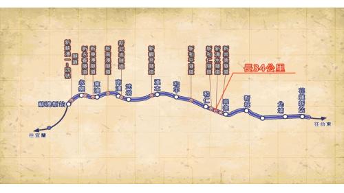 1992年將單軌鐵路增建為雙軌，改善後的北廻鐵路全長80公里，隧道13座長34公里，包括新建1座新武塔雙線隧道取代原有的武塔1號及2號單線隧道，新建一座長達10,307.1公尺的新觀音雙線隧道，取代原有的觀音隧道、鼓音及谷風三個單線隧道，其餘隧道則進行修改或新建，北廻鐵路電氣化於2003年初步完工通車。